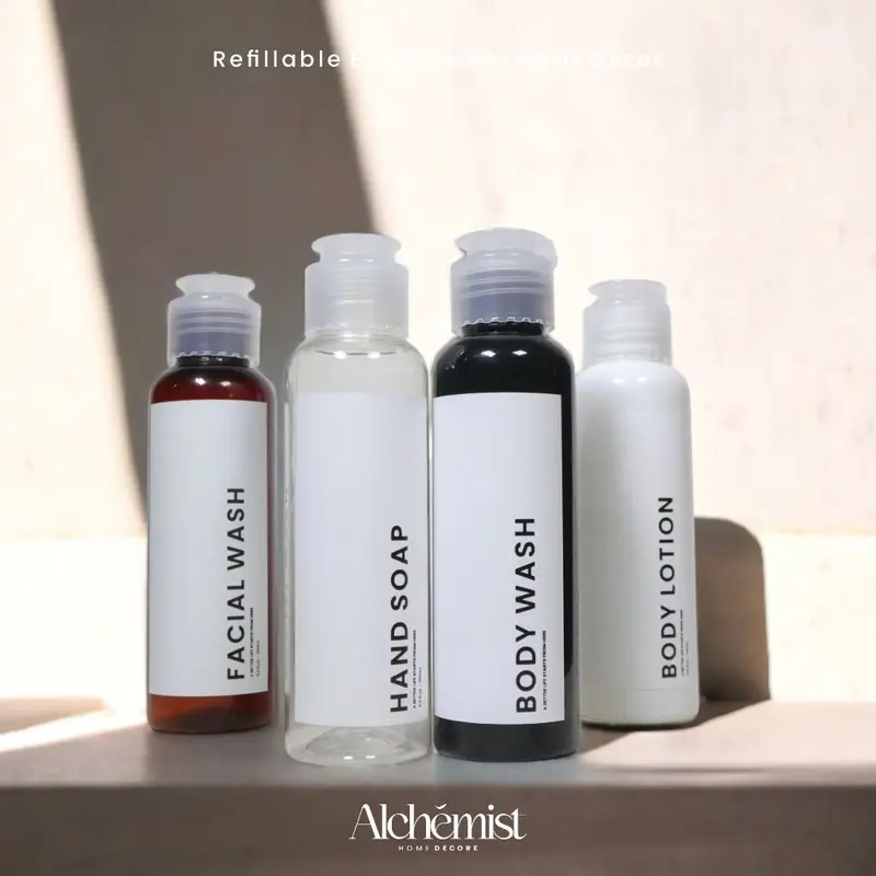 REFILL BOTOL 100 ML ISI ULANG SABUN CAIR SHAMPOO / BOTOL 100ML FLITOP 1