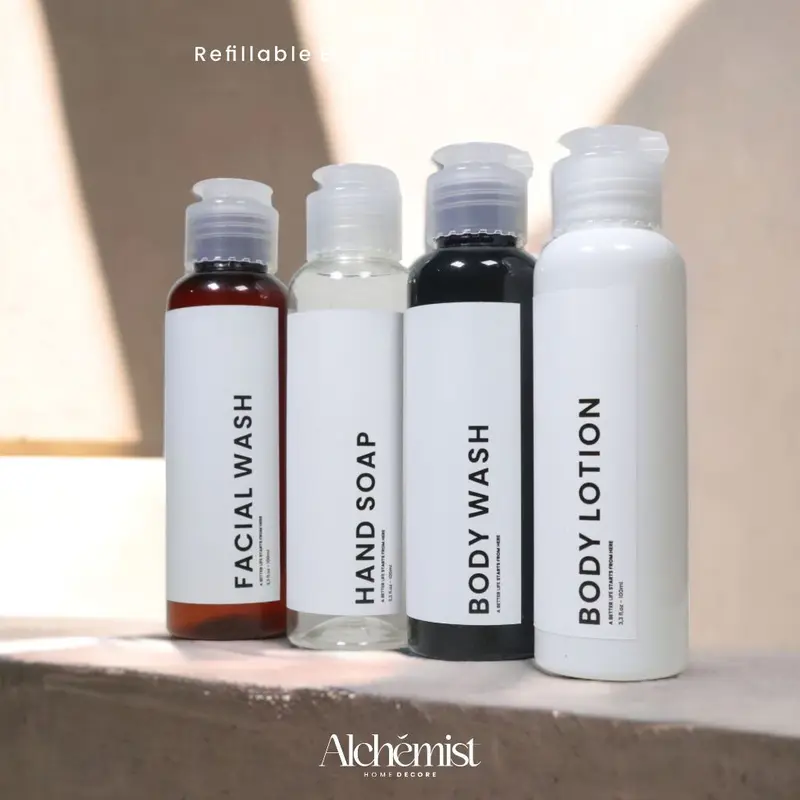 REFILL BOTOL 100 ML ISI ULANG SABUN CAIR SHAMPOO / BOTOL 100ML FLITOP 2