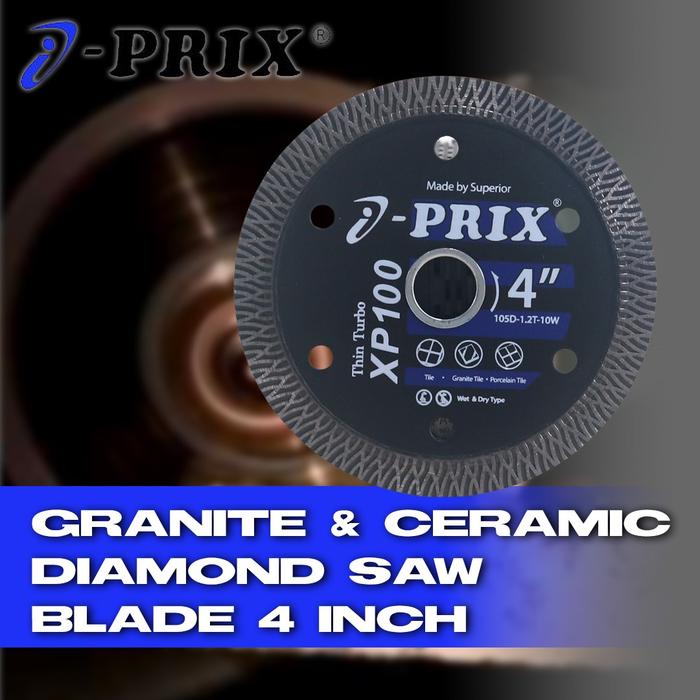 Gambar I-Prix Mata Potong Granit Keramik Turbo 4inch XP100 Diamond Saw Blade dari MST TOOLS Kota Administrasi Jakarta Barat Tokopedia