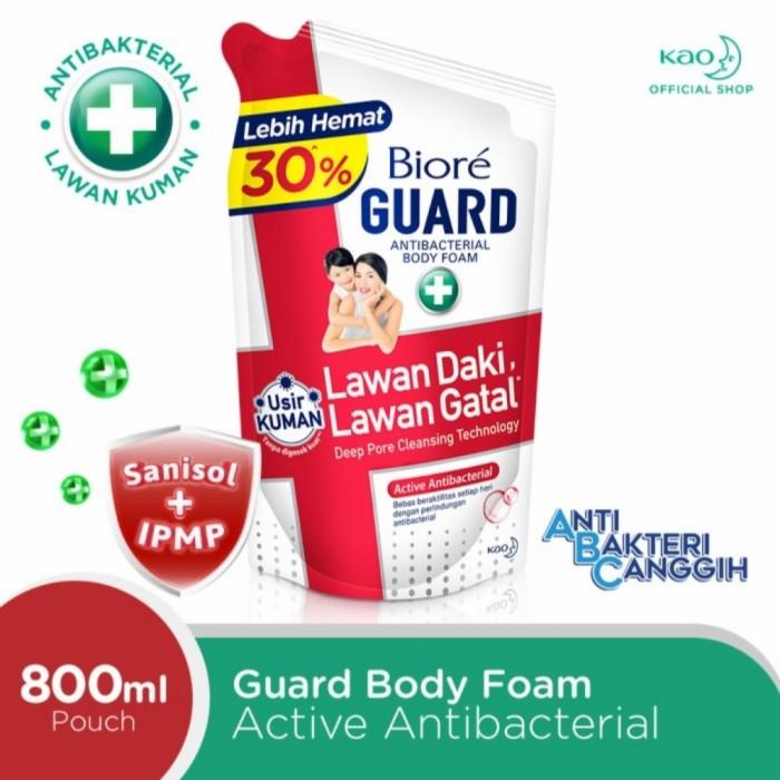 Gambar Biore Guard Sabun Cair Active Antibacterial Pounc 800ml dari Cruisy Kota Surabaya Tokopedia