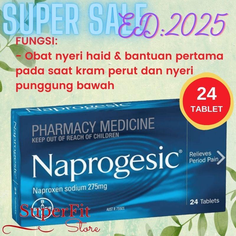 [Promo] Naprogesic Tablets - 24 Tablet Pereda Nyeri Haid Made In Au