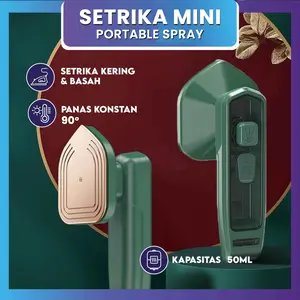 Setrika Portable Mini Steamer Travel Minimalis Ironing Listrik