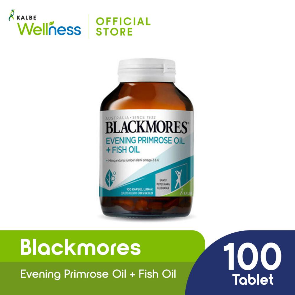 [Baru] Blackmores Evening Primrose Oil + Fish Oil (100) - Atasi Gejala