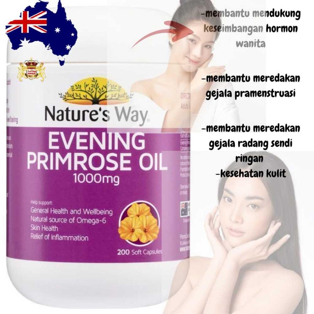[Ready] Nature'S Way Evening Primrose Oil 200 Soft Capsules