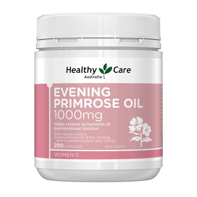 [Best Quality] Healthy Care Evening Primrose Oil 1000Mg - 200 Capsules