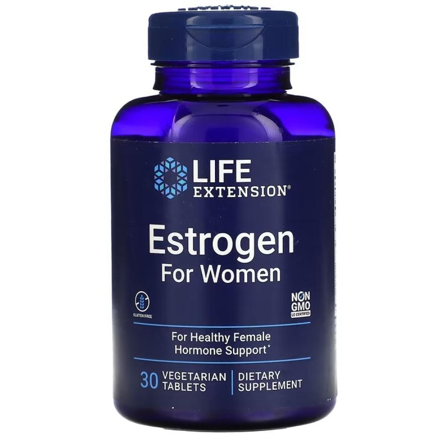 [Garansi] Life Extension Estrogen For Women 30 Vegetarian Tablets