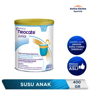 NEOCATE JUNIOR PANGAN UNTUK KEPERLUAN MEDIS KHUSUS BUBUK 400 GR / SUSU ANAK / KIMIA FARMA