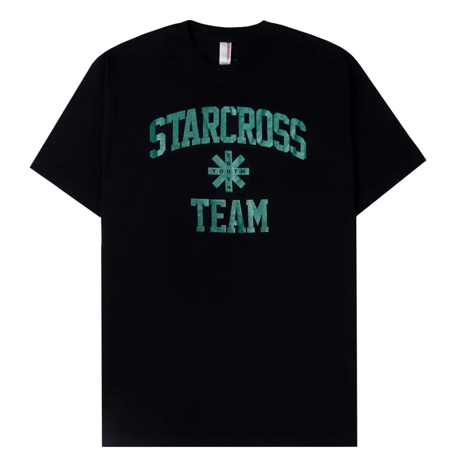 STARCROSS Kaos Pria - TEAM STAR - Black Tshirt