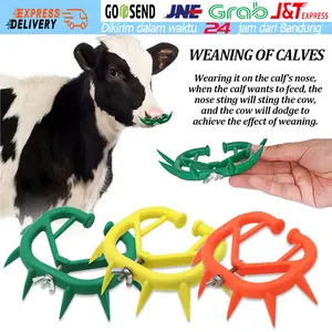 Cincin Duri Tinik Hidung Hidung Sapi Kerbau Plastik Calf Nose Ring
