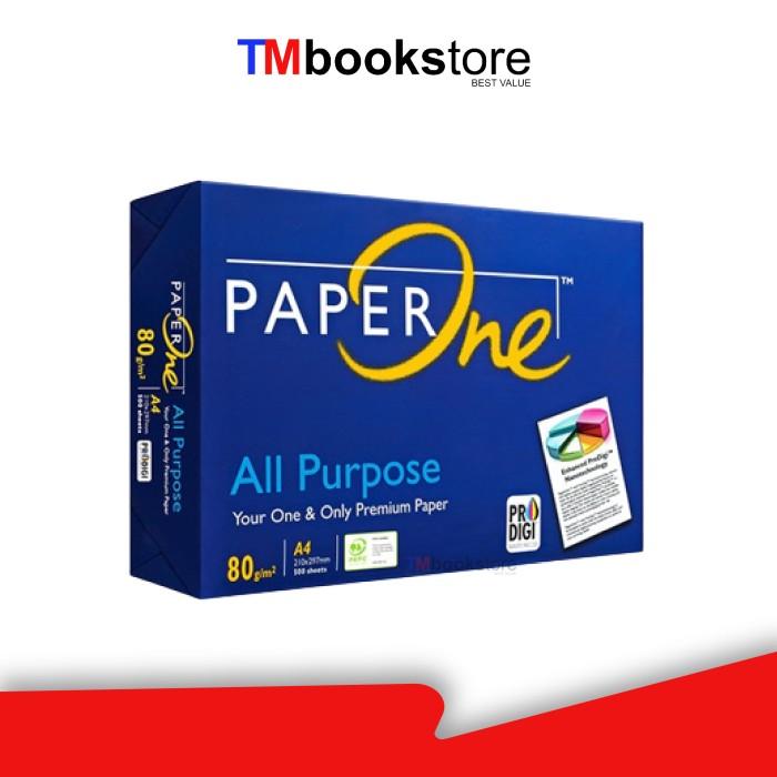 Gambar KERTAS A4 80GR PAPER ONE TMBOOKSTORE dari TMbookstore Best Value Kota Depok Tokopedia