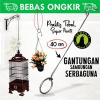 Gambar Gantungan kawat O 40 cm cantolan pot rak tanaman hias bunga dari Sempati Bird Shop Kota Bandung 1 Tokopedia