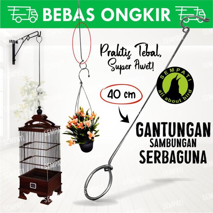 Gambar Gantungan kawat O 40 cm cantolan pot rak tanaman hias bunga dari Sempati Bird Shop Kota Bandung Tokopedia