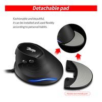 Gambar Zelotes T30 Ergonomic Vertical Wired Gaming Mouse | 6 Programmable Button | Up to 3200 DPI Ergonomis dari Urban Design Indonesia Kota Administrasi Jakarta Timur 3 Tokopedia
