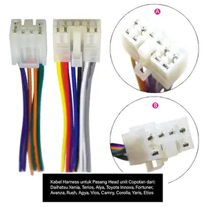 Soket Socket Head Unit Hu Toyota Daihatsu Male Untuk Pasang Hu Copotan Ex Avanza Terios Rush Xenia Yaris Agya Ayla Grandmax Luxio