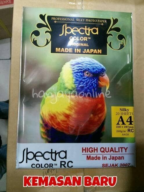 Gambar Professional Silky Photo Paper Spectra A4 260 Gsm dari hanjayaonline Kab. Sidoarjo Tokopedia