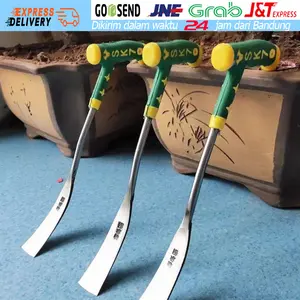 Sekop Penggali Tanah Pendek Alat Penggali Sayuran Liar Linggis Dodos Baja