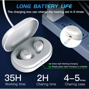 Alat Bantu Dengar Care Nirkabel untuk Lansia Amplifier Dengar Isi Ulang untuk Membantu dan Membantu Pendengaran Orang Dewasa zyy