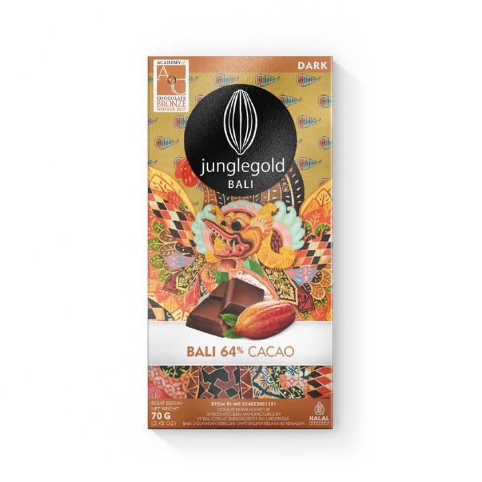 Gambar JUNGLEGOLD Dark Bali 64% Cacao 70G dari Junglegold Bali Kota Denpasar Tokopedia