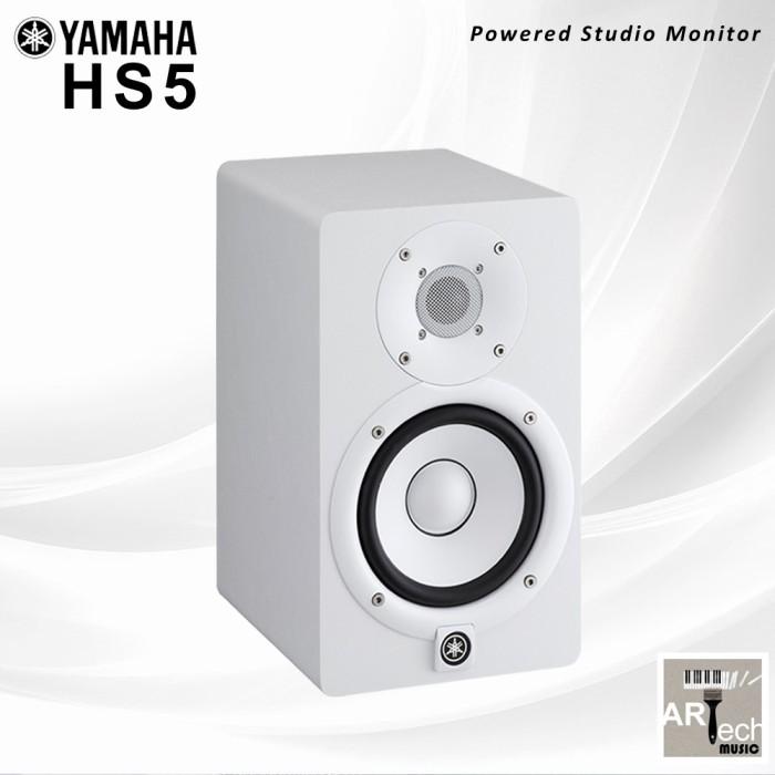 Gambar Yamaha HS5 Speaker Studio Monitor (1PCS) / HS 5 / H S5 - Putih dari Artech Music Kota Bekasi 3 Tokopedia