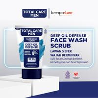 Gambar Total Care Men Face Wash Scrub Deep Oil Defense 100ml dari TempoStore Kota Administrasi Jakarta Timur 2 Tokopedia