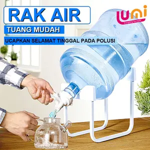 Rak Galon U Model U Kran Air Minum Rack Aqua Set Penyangga Minuman