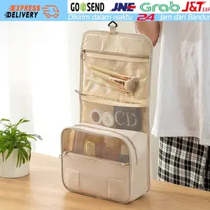 Tas Alat Mandi Toiletries Lipat Hook Gantung Tas Make Up Kosmetik Hanging Organizer Bag