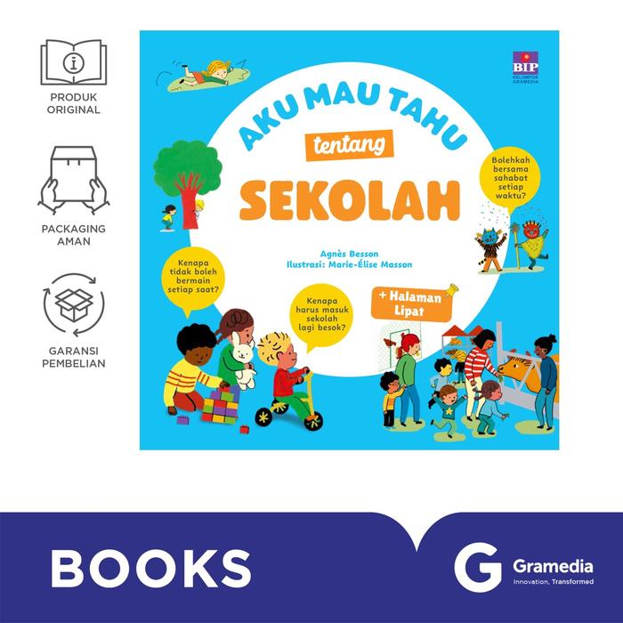 Gambar Gramedia Buku Aku Mau Tahu tentang Sekolah (Agnès Besson) dari Gramedia Kota Bekasi Tokopedia