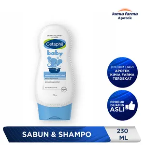 CETAPHIL BABY MOIST BATH & WASH 230 ML / SABUN MANDI BAYI / KIMIA FARMA