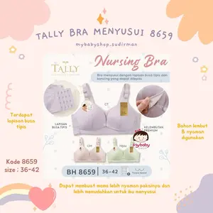 TALLY BRA BH MENYUSUI 8659 I CUP B BESAR I BUSA TIPIS
