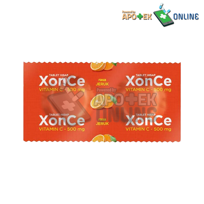 Gambar XON CE RASA JERUK 1 STRIP 2 TABLET dari Apotek Cendekia Farma Mejobo Kab. Kudus Tokopedia