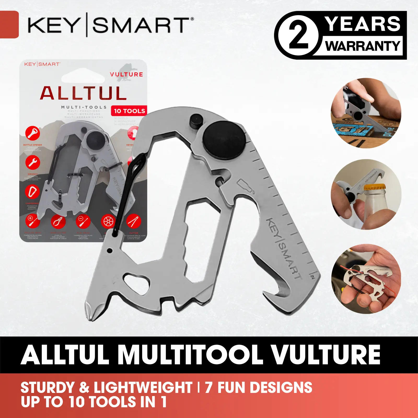 KeySmart AllTul Multitool Vulture