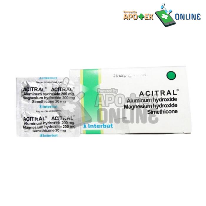 ACITRAL STRIP ISI 10 TABLET