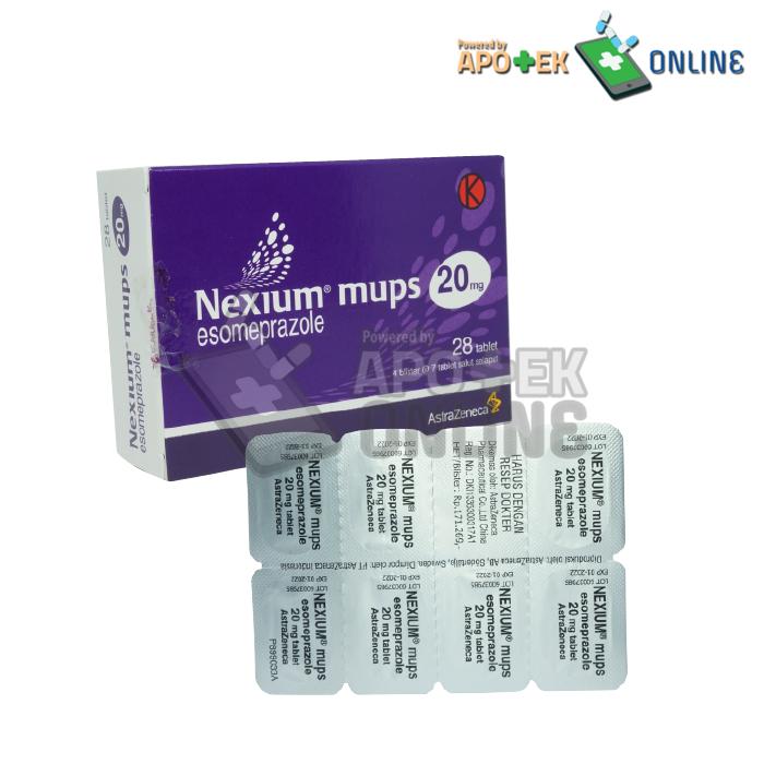 NEXIUM MUPS 20 MG STRIP 7 CAPSUL