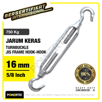 Gambar Turnbuckle / Jarum Keras JIS Hook & Hook M16 Span Skrup POWERTEC dari powertec id Kota Administrasi Jakarta Pusat 1 Tokopedia