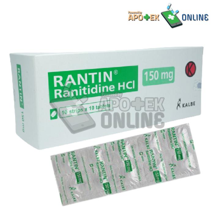 RANTIN 150MG 1 STRIP 10 TABLET