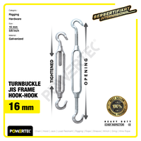 Gambar Turnbuckle / Jarum Keras JIS Hook & Hook M16 Span Skrup POWERTEC dari powertec id Kota Administrasi Jakarta Pusat 2 Tokopedia