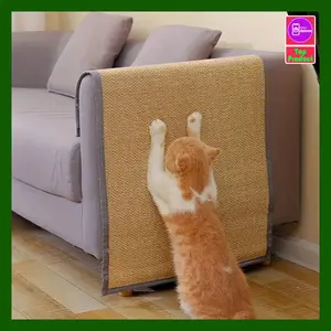 Karpet Garukan Kucing Multifungsi Anti Gores Scratcher Mat 30x40cm  MS-GOCX Warna Cream