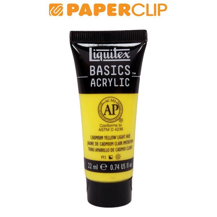 Gambar 1058159 LIQUITEX ACRYLIC BASIC 22ML CADMIUM YELLOW LIGHT HUE dari Paperclip Indonesia Kota Administrasi Jakarta Selatan Tokopedia