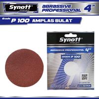 Gambar Amplas Bulat 4" grid kehalusan P 100 SYNOTT - 1 Lembar dari sherlock tools Kota Administrasi Jakarta Timur 1 Tokopedia