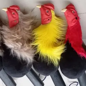 Boneka Kepala Ayam Untuk Melatih Fisik Ajam Jantan Aduan