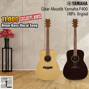 Gitar Akustik Yamaha F400 Original / F 400 Acoustic Guitar