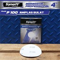 Gambar Amplas Bulat 4" grid kehalusan P 100 SYNOTT - 1 Lembar dari sherlock tools Kota Administrasi Jakarta Timur 4 Tokopedia