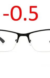 Kacamata Minus Miopi Rabun Jauh Half Frame Siap Pakai Good Quality