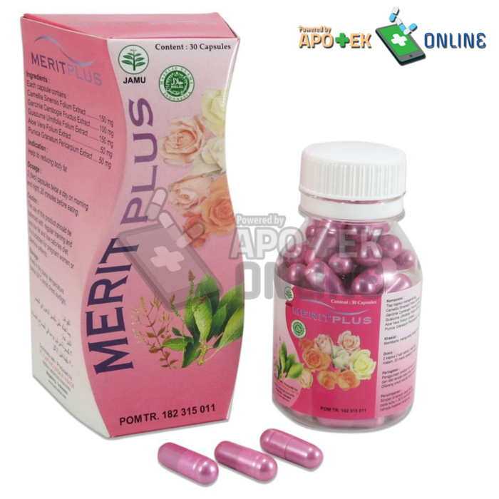 Gambar MERIT PLUS 30 CAPSULES/ Suplement Pelangsing dari Apotek Ilna Farma Babelan Kab. Bekasi Tokopedia