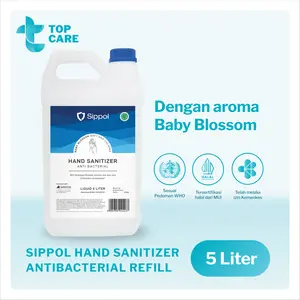Sippol Hand Sanitizer Jeriken 5 liter [Baby Blossom] / Cairan Antiseptik Pembersih Tangan Anti Bakteri Jeriken Isi Ulang Hemat
