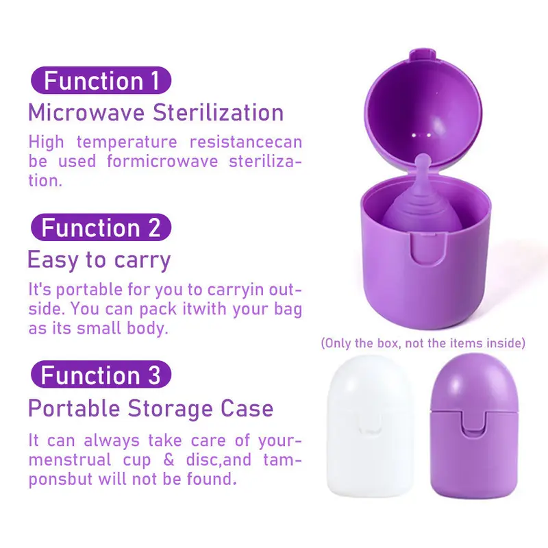 Menstrual Cup Pengganti Pembalut / Menstrual Cup / Wadah Sterilisasi 3