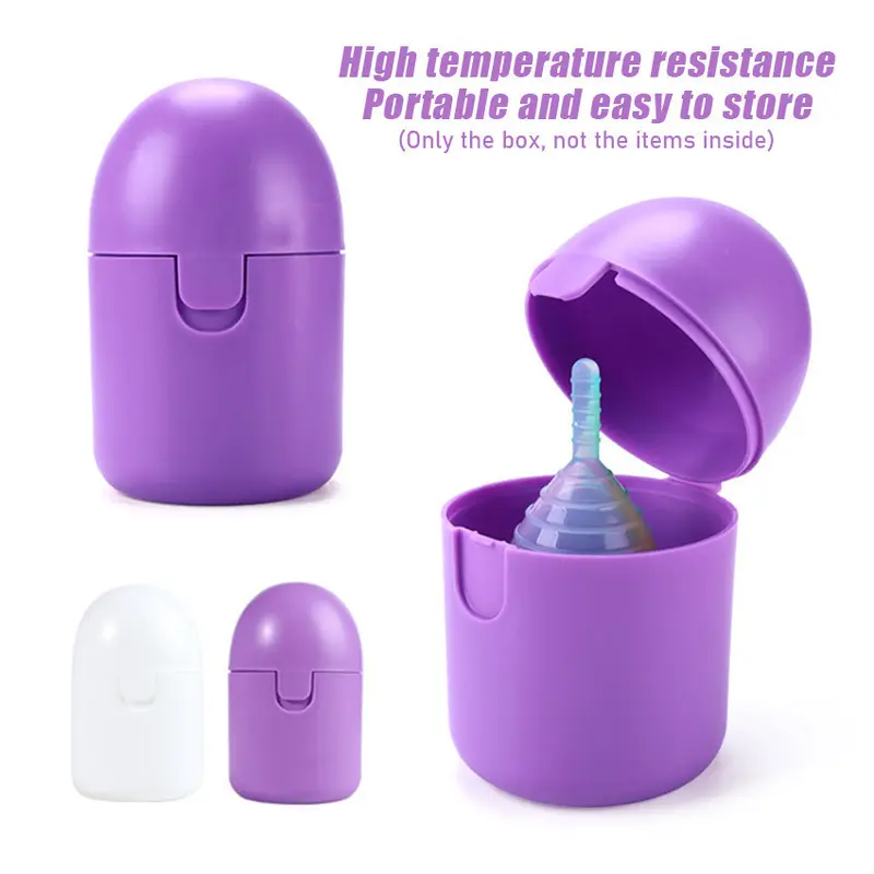 Menstrual Cup Case Tempat Menstrual Cup Wadah Sterilisasi Menscup Anti Debu 4