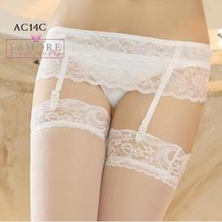 gel lubricante sin hormonas Allacki Black Floral Lace Garter Belt 4 Straps Suspender Belt Plus Size  Lingerie
