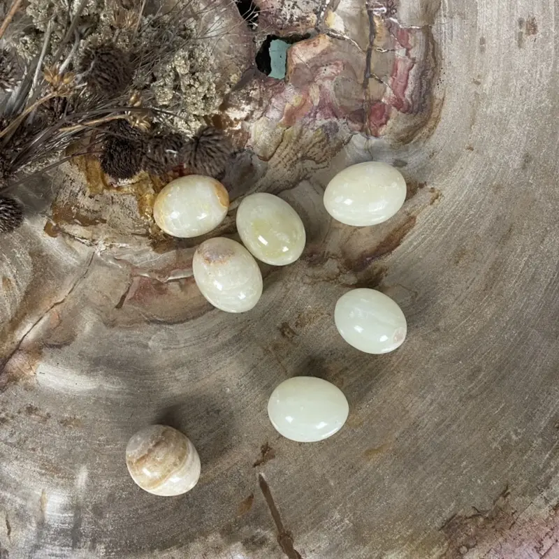 Hiasan meja dari Onyx, telur onyx, dekorasi ruangan onyx 2