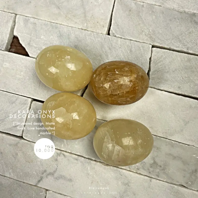 Hiasan meja dari Onyx, telur onyx, dekorasi ruangan onyx 0